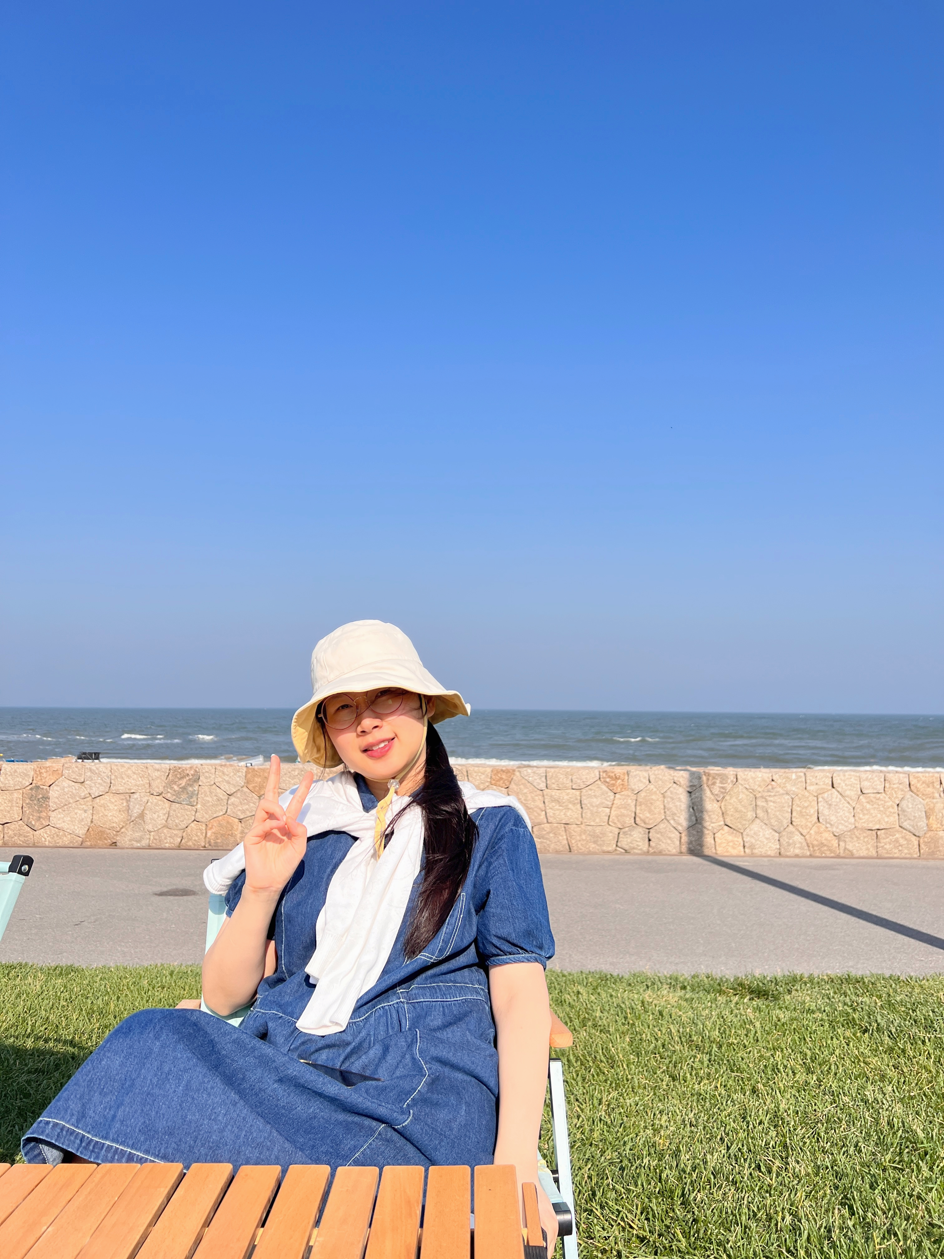 乌素海边度假照